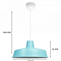 Riippuvalaisin Linento Lighting 242418 sininen