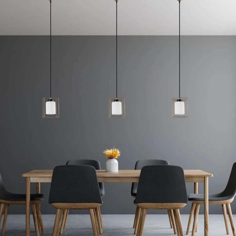 Riippuvalaisin Linento Lighting Swank-702-6, Ø15cm, kulta