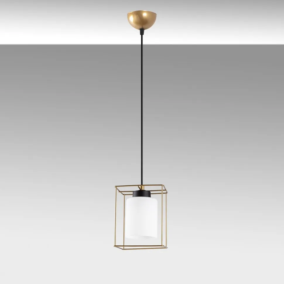 Riippuvalaisin Linento Lighting Swank-702-6, Ø15cm, kulta