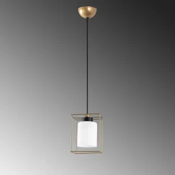 Riippuvalaisin Linento Lighting Swank-702-6, Ø15cm, kulta