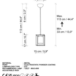 Riippuvalaisin Linento Lighting Swank-702-6, Ø15cm, kulta