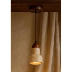 Riippuvalaisin Linento Lighting Swis beige/saksanpähkinä