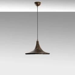 Riippuvalaisin Linento Lighting TOM-3531-RETRO, Ø30cm, tummanruskea