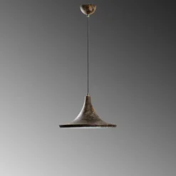 Riippuvalaisin Linento Lighting TOM-3531-RETRO, Ø30cm, tummanruskea