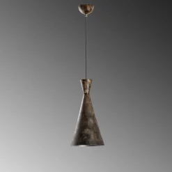 Riippuvalaisin Linento Lighting TOM-3541-RETRO, Ø19cm, tummanruskea