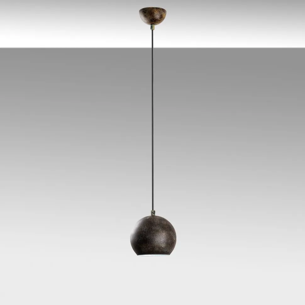Riippuvalaisin Linento Lighting TOP-15-242-RETRO, Ø15cm, tummanruskea