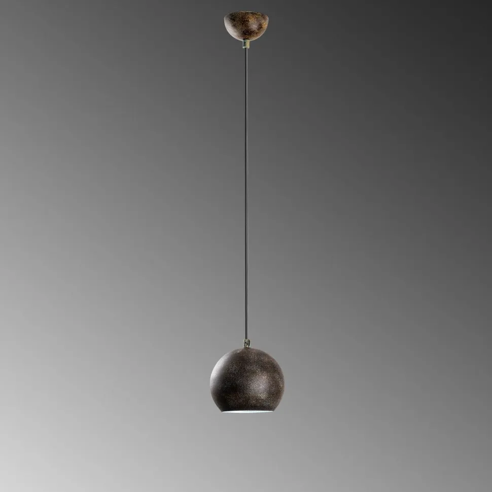 Riippuvalaisin Linento Lighting TOP-15-242-RETRO, Ø15cm, tummanruskea