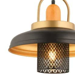 Riippuvalaisin Linento Lighting YM-4, Ø32cm, E27, max. 40W, IP20, musta