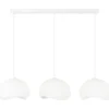 Riippuvalaisin Linento Lighting Yontu 15853A, 3-osainen, valkoinen
