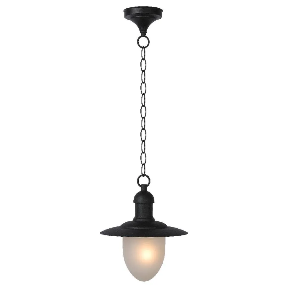 Riippuvalaisin Lucide Aruba Ø25cm 60W himmennettävä musta