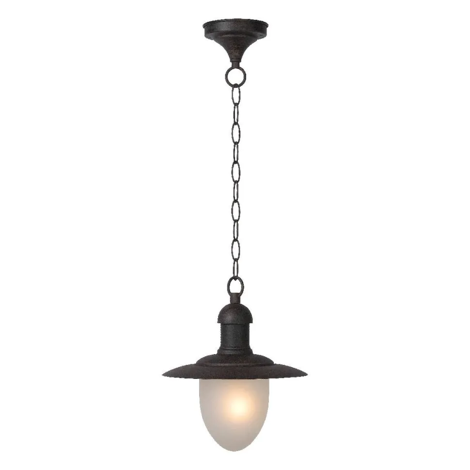 Riippuvalaisin Lucide Aruba Ø25cm 60W himmennettävä ruoste