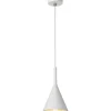 Riippuvalaisin Lucide Gipsy Ø16.5 cm valkoinen