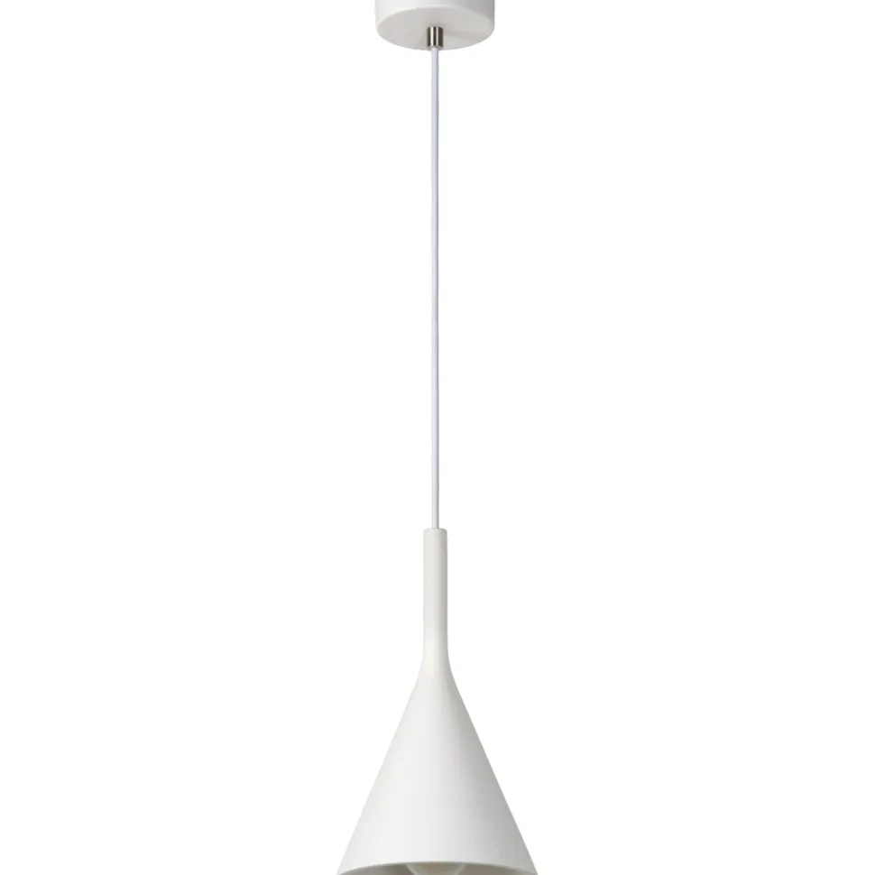 Riippuvalaisin Lucide Gipsy Ø16.5 cm valkoinen