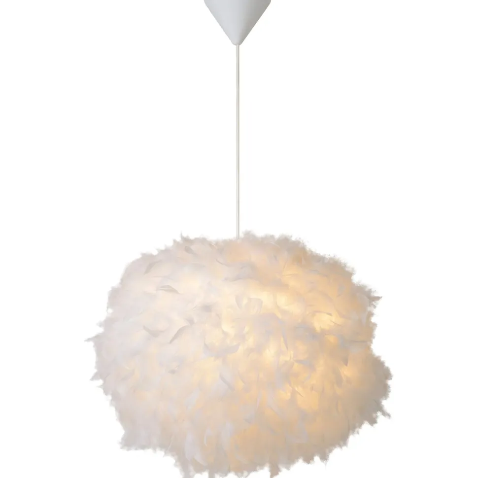 Riippuvalaisin Lucide Goosy Soft Ø50 cm valkoinen