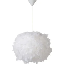 Riippuvalaisin Lucide Goosy Soft Ø50 cm valkoinen