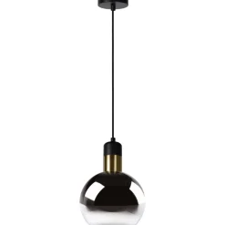 Riippuvalaisin Lucide Julius Ø20 cm savunharmaa