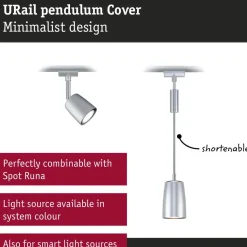 Riippuvalaisin Paulmann URail Cover GU10 max. 10W himmennettävä mattamusta