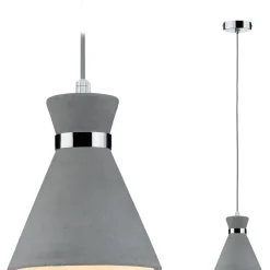 Riippuvalaisin Paulmann Verve, IP44, E27, harmaa