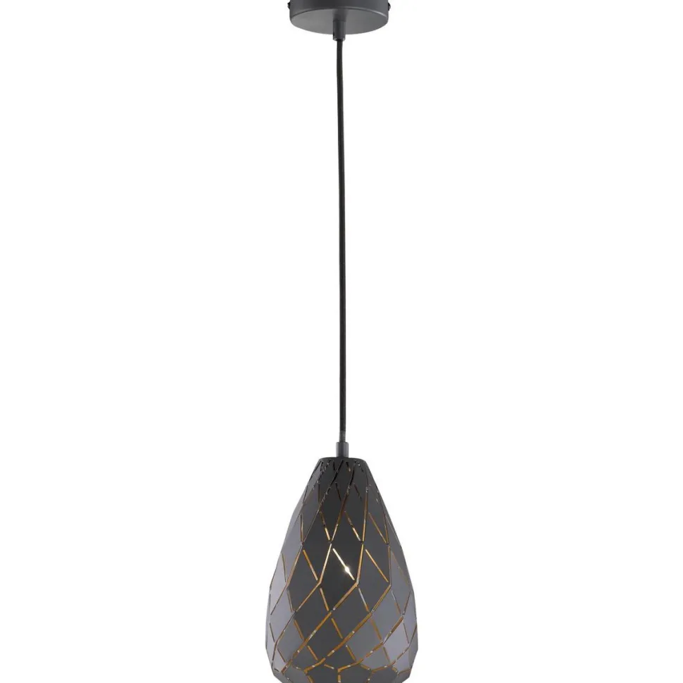 Riippuvalaisin Trio Onyx Ø150x1500mm antrasiitti/kulta