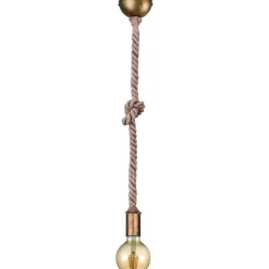 Riippuvalaisin Trio Rope Ø120x1500 mm antiikkimessinki