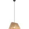 Riippuvalaisin Trio Valerie, E27, luonnollinen väri/juutti