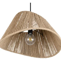 Riippuvalaisin Trio Valerie, E27, luonnollinen väri/juutti