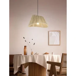 Riippuvalaisin Trio Valerie, E27, luonnollinen väri/juutti