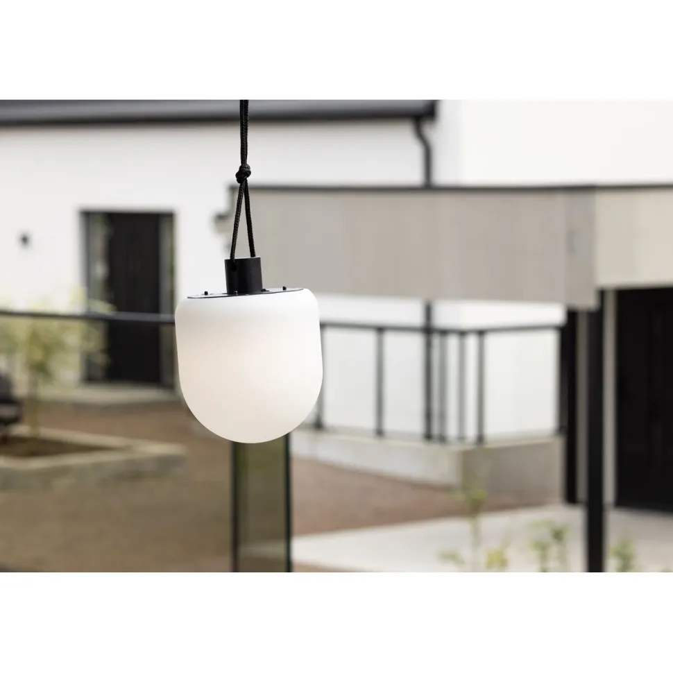 Riippuvalaisin Venture Home Colie, ø16x21cm, valkoinen/musta