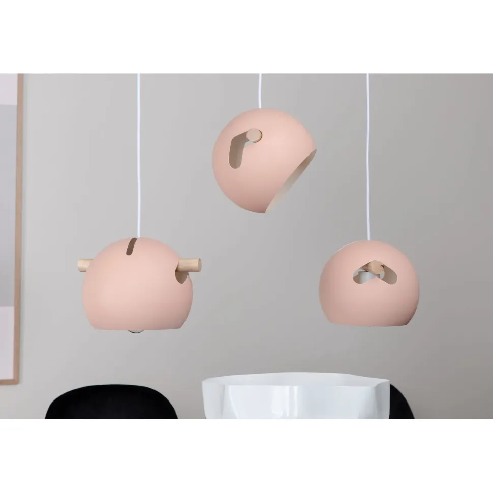 Riippuvalaisin Venture Home Tubbie, ø23cm, 3-osainen, vaaleanpunainen