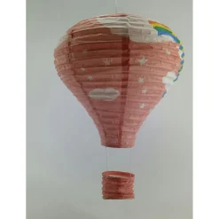 Riisipaperivarjostin Heat balloon 40cm oranssi