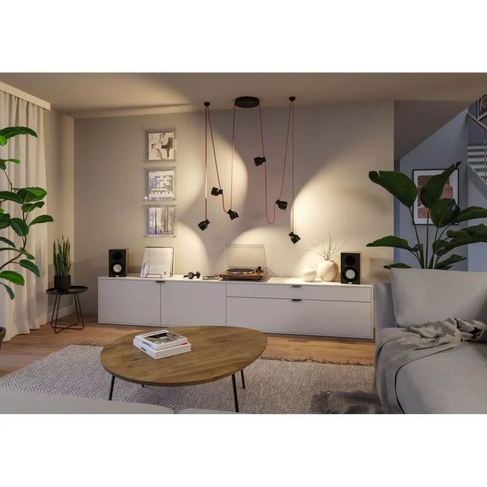 Ripustettava spottivalaisin Paulmann ULine Ronde Ø85mm LED 3000K 7W musta