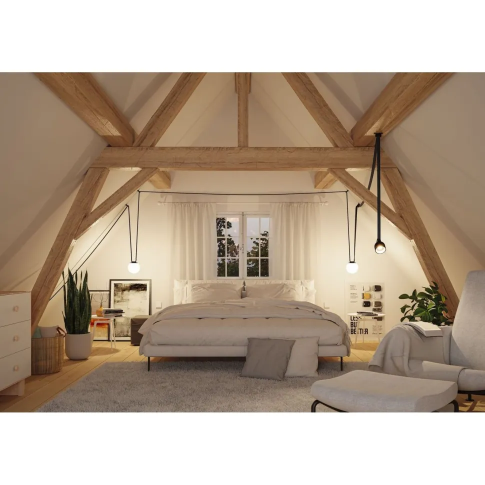 Ripustettava spottivalaisin Paulmann ULine Ronde Ø85mm LED 3000K 7W musta