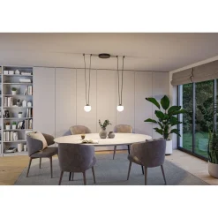 Ripustettava valaisin Paulmann ULine Ball Ø15cm LED 3000K 8W valkoinen/musta