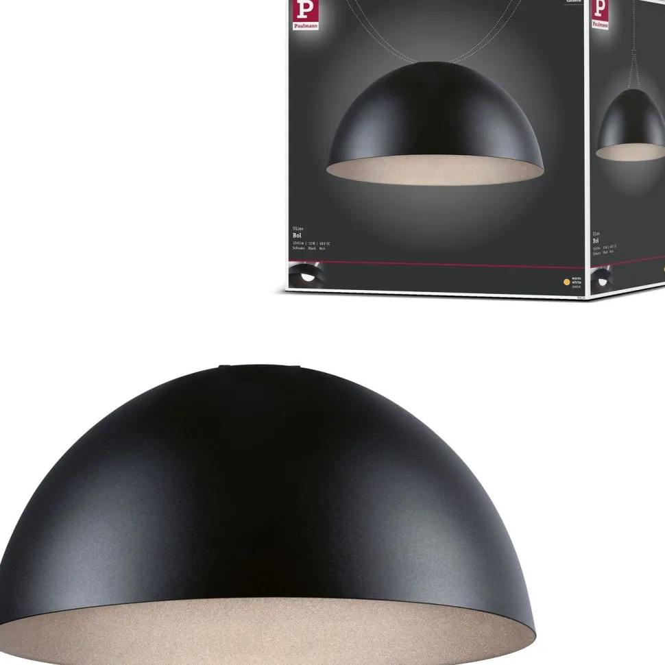 Ripustettava valaisin Paulmann ULine Bol Ø30cm LED 3000K 12W musta