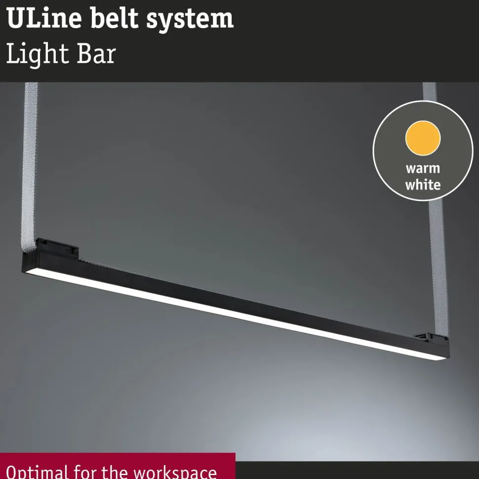 Ripustettava valaisin Paulmann ULine Lightbar 650x29mm LED 3000K 18.5W musta