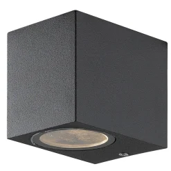 Seinävalaisin Airam Sund, max 11W, GU10, 80x68x93mm, IP44, antrasiitti/kirkas