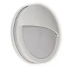 Seinävalaisin Ensto Lumia AVN260L 60W Ø260x95 mm luomella E27 IP54 valkoinen