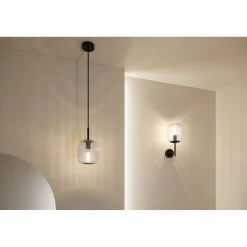 Seinävalaisin Paulmann Ruya IP44 E14 max. 20W kylpyhuoneeseen himmennettävä, lasi/kromi