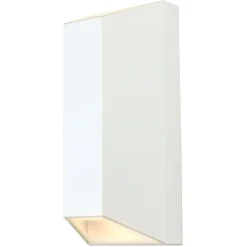 Seinävalaisin Sala IP44 90x90x220 mm ylös/alas valkoinen