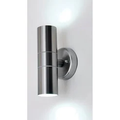 Seinävalaisin Airam Alppila Double, Ø60x200mm, ylös/alas, RST