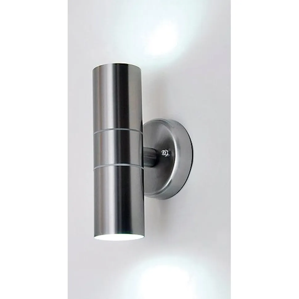 Seinävalaisin Airam Alppila Double, Ø60x200mm, ylös/alas, RST
