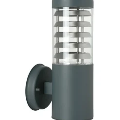 Seinävalaisin Airam Park S max 60W E27 300x100x150 mm IP44 harmaa/kirkas