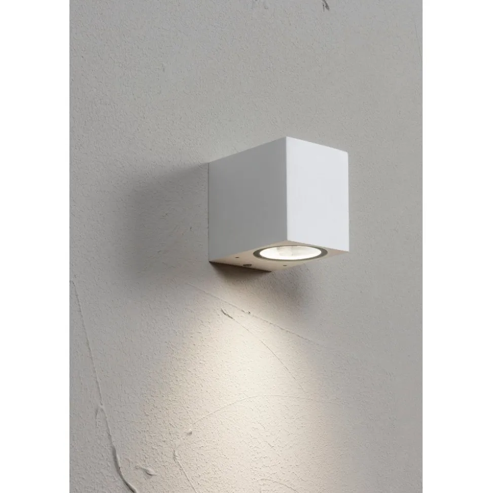 Seinävalaisin Airam Sund, max 11W, GU10, 80x68x93mm, IP44, valkoinen/kirkas