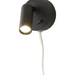 Seinävalaisin Aneta Lighting Fenja musta
