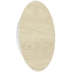 Seinävalaisin Eglo Alamilo, Ø22cm, LED, 9.2W, IP20, puu/valkoinen