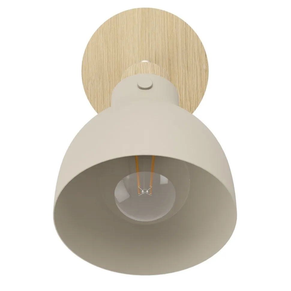 Seinävalaisin Eglo Arrecife, E27, 28W, IP20, hiekka/puu
