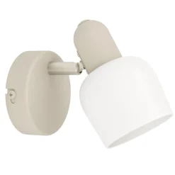 Seinävalaisin Eglo Corato, E14, 18W, IP20, hiekka/valkoinen