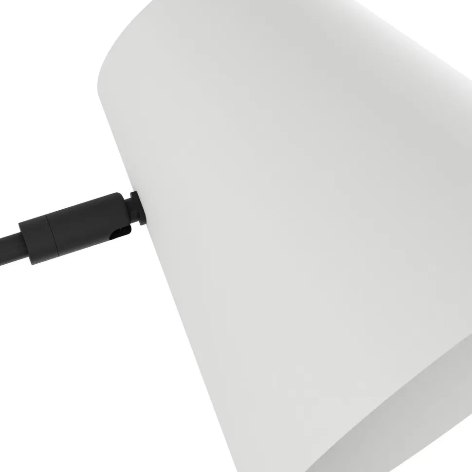 Seinävalaisin Eglo Forcadet, E27, 40W, IP20, musta/harmaa
