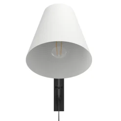 Seinävalaisin Eglo Forcadet, E27, 40W, IP20, musta/harmaa