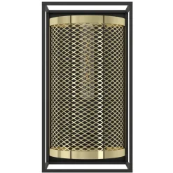 Seinävalaisin Eglo Nohales, E27, 40W, IP20, messinki/musta